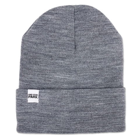 Find Your Park Tag Beanie - Light Gray